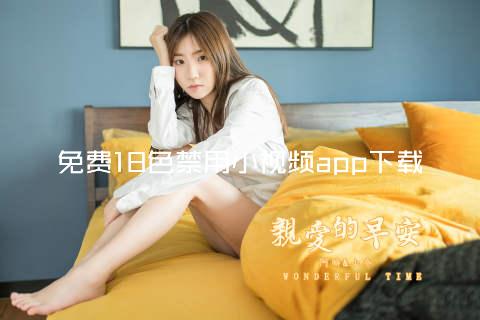 免费18色禁用小视频app下载